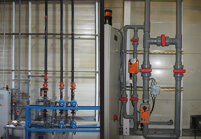 process piping for chilled water system (sfs intec)
